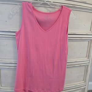 Talbots Vivid Pink Tank Top And Jacket Combo